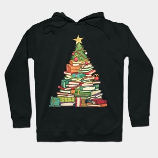 Christmas book tree Hoodie